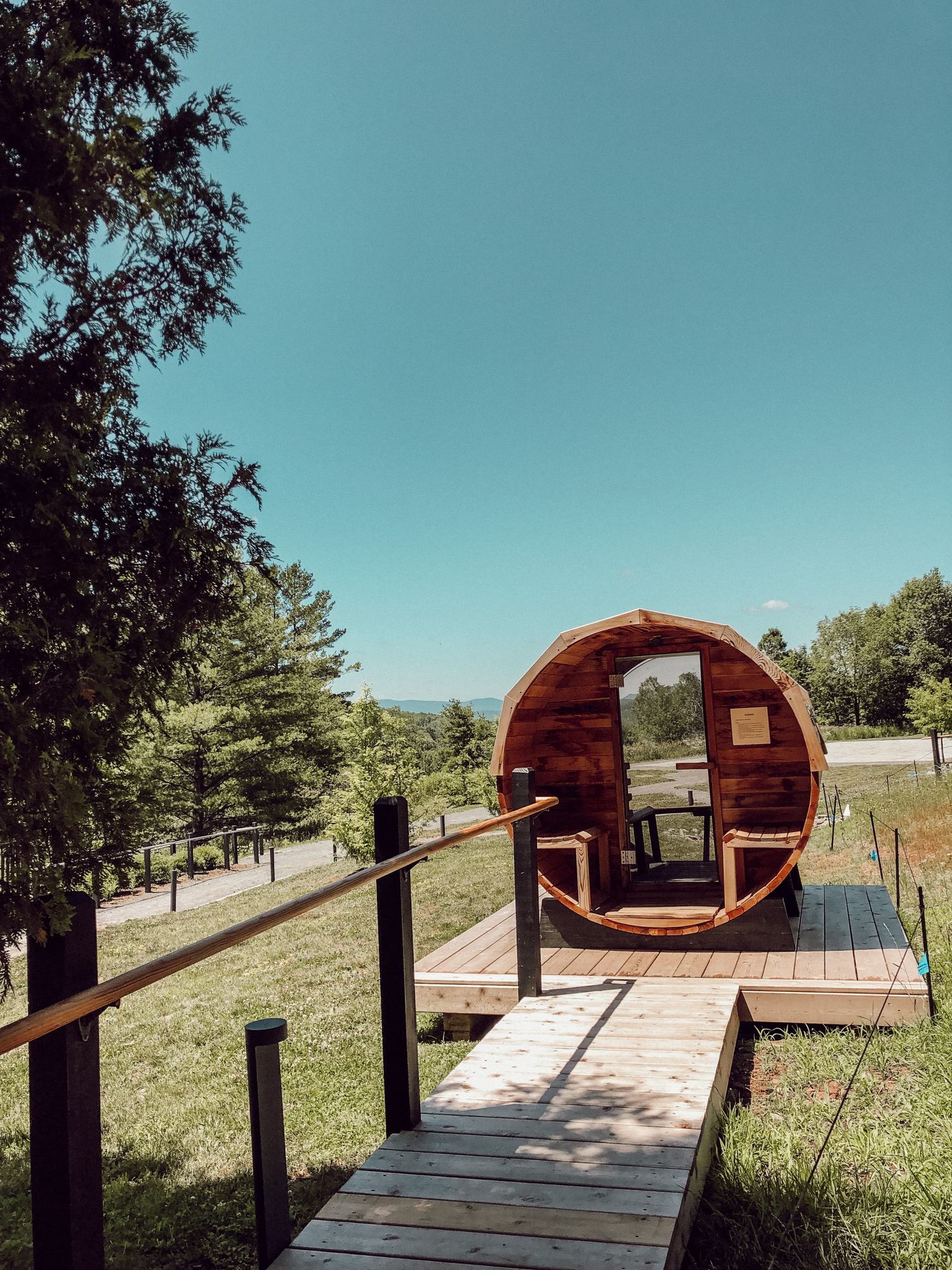 Outdoor Saunas detail