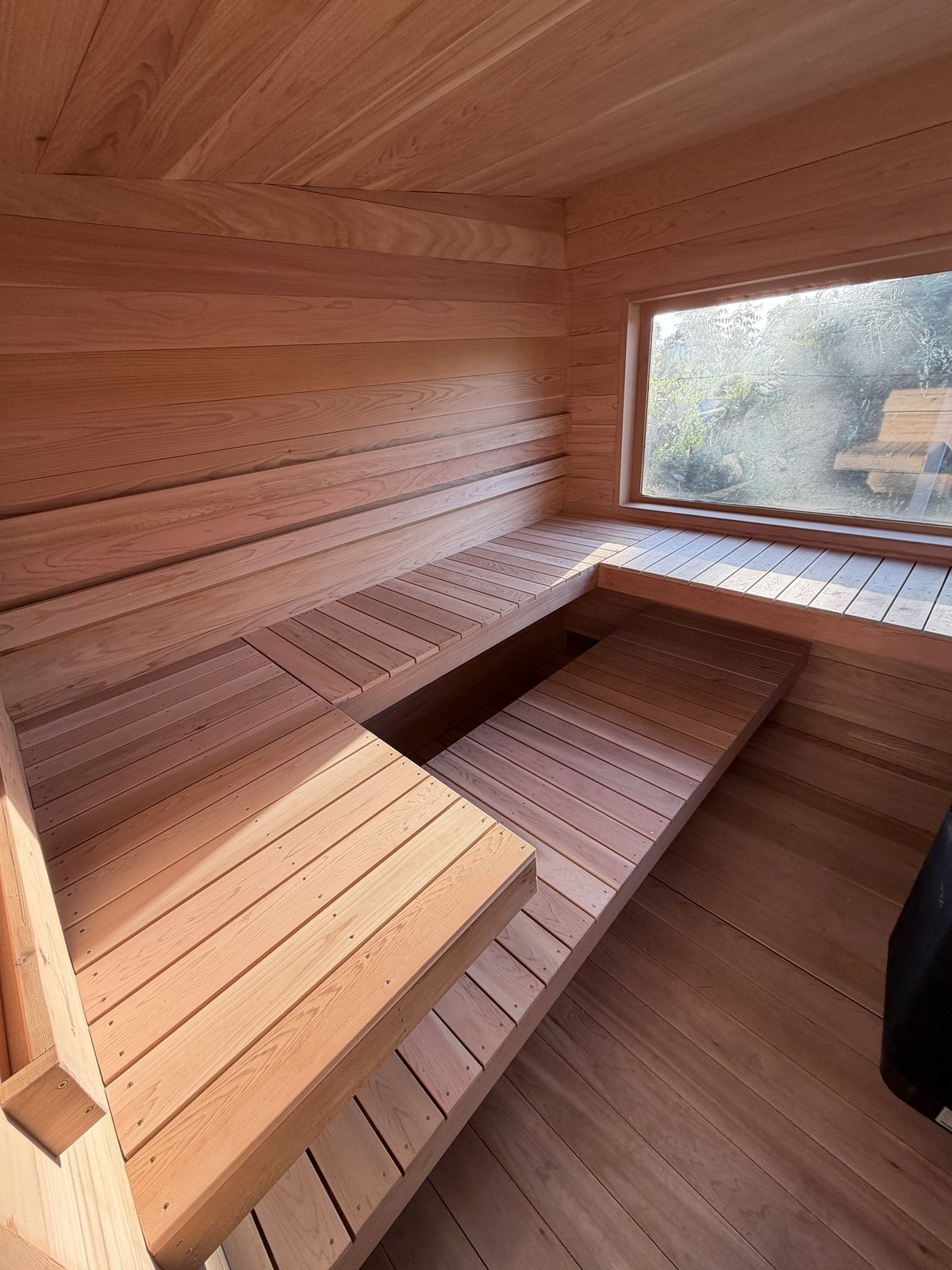 Sauna build detail